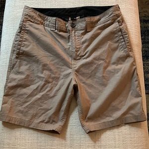 PrAna mens khaki shorts, size 34.